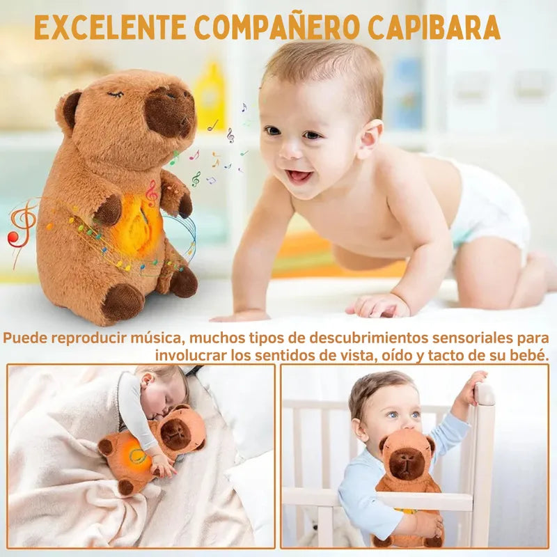🌟 Peluche Capibara Brillante Músical 🌟