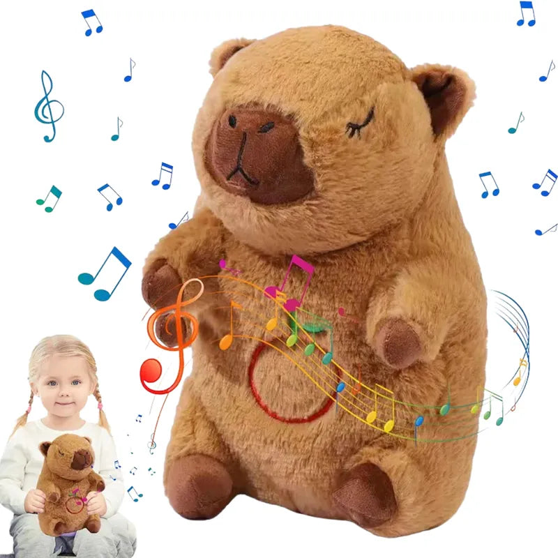 🌟 Peluche Capibara Brillante Músical 🌟
